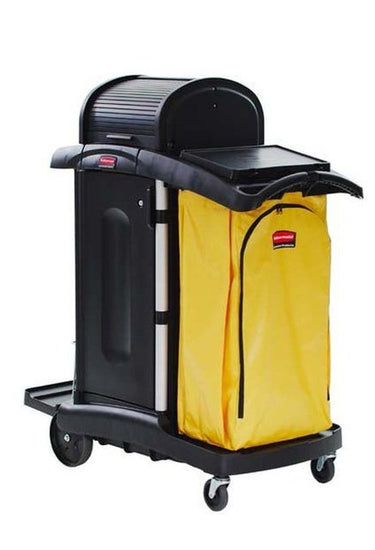 Chariot Rubbermaid de concierge haute sécurité 9T75
